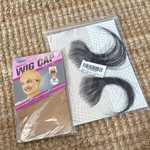 Deluxe Wig Cap Set - Black and Tan